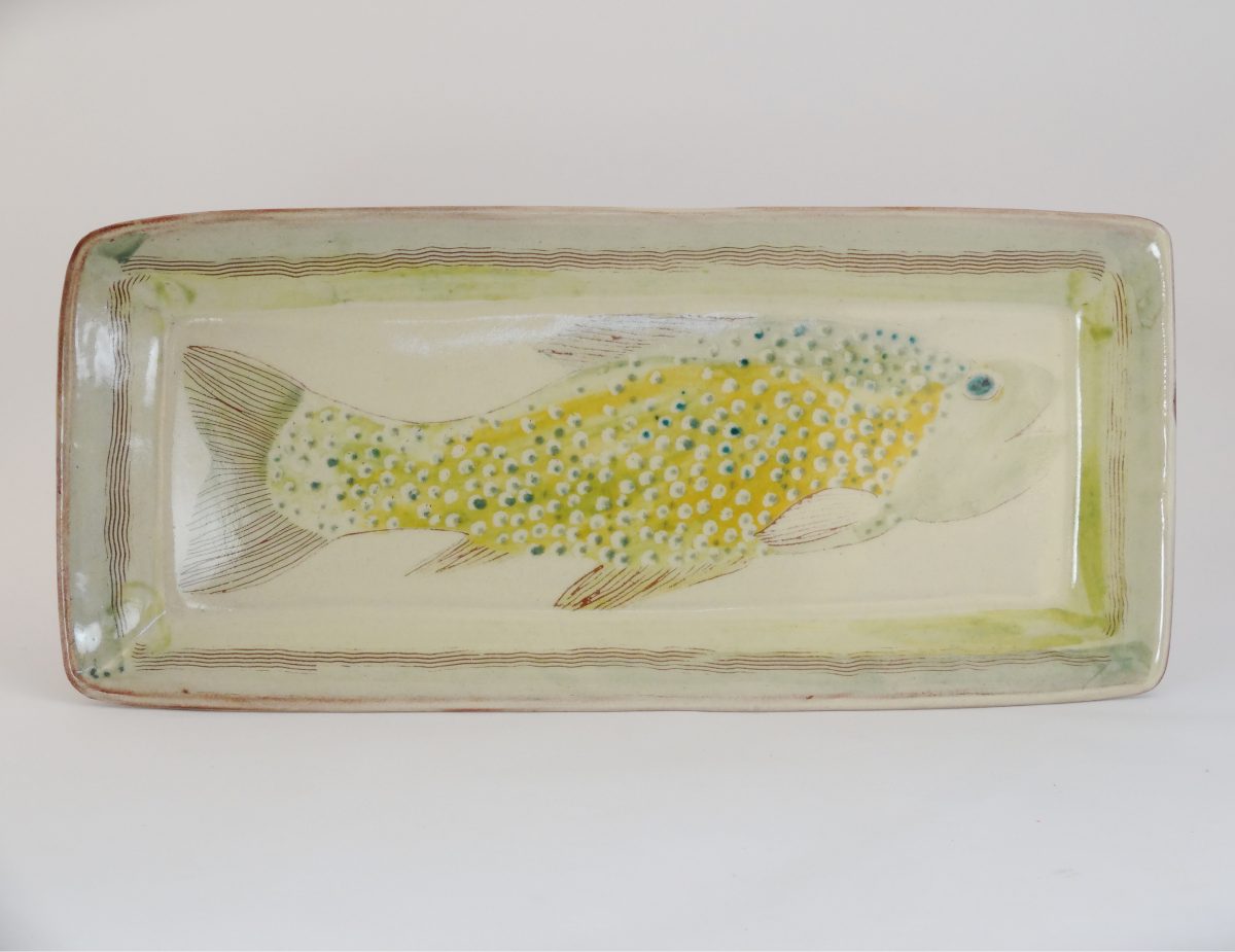 Fischplatte-gelb