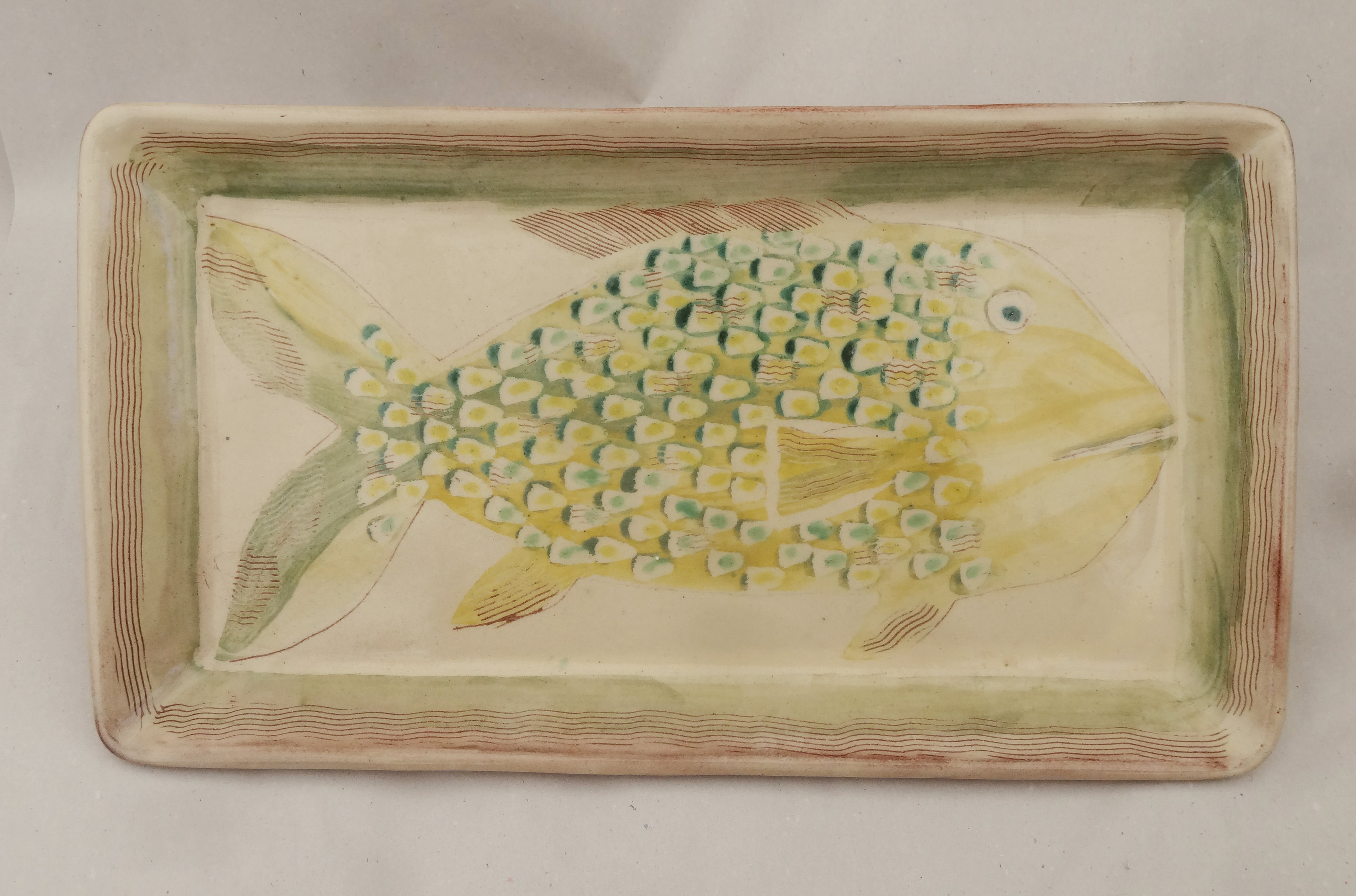 Tablett Fisch limone