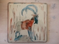 Fliese-Steinbock-rot-und-grau