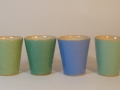 Becher-M, 0,2l, hellgrün,kupfergrün,krachblau, mint