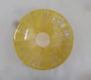 Tiefer Teller limone-zitrone gekämmt, 21 u. 23,5 cm